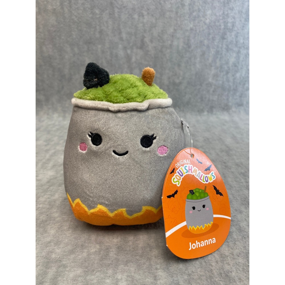 Squishmallows Johanna‎ Cauldron Plush Halloween 5" Tall New With Tags